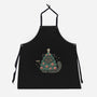 Funny Cat Christmas Tree Costume-Unisex-Kitchen-Apron-xMorfina