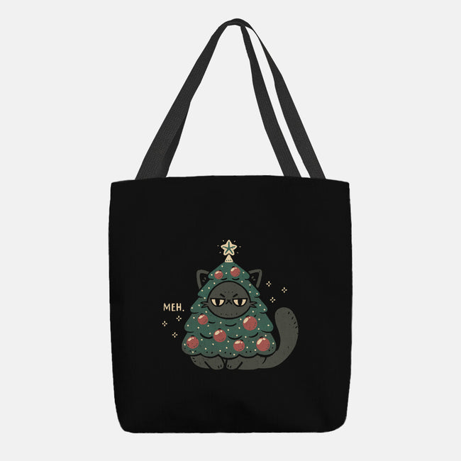 Funny Cat Christmas Tree Costume-None-Basic Tote-Bag-xMorfina