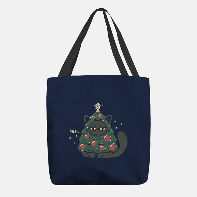 Funny Cat Christmas Tree Costume-None-Basic Tote-Bag-xMorfina