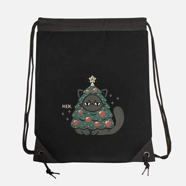 Funny Cat Christmas Tree Costume-None-Drawstring-Bag-xMorfina