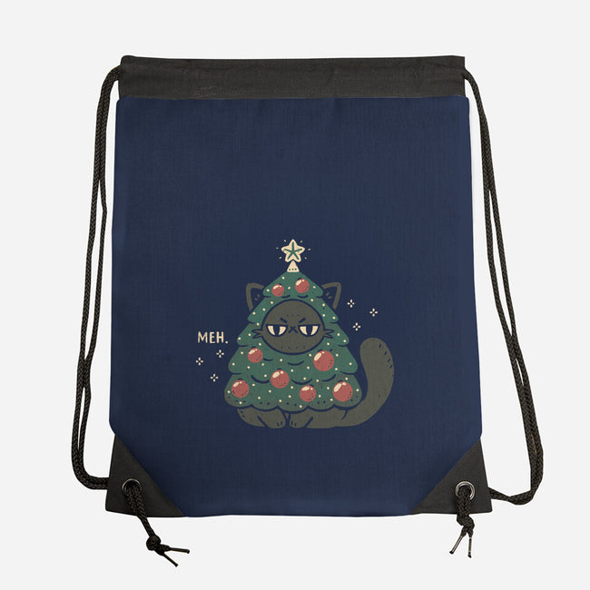 Funny Cat Christmas Tree Costume-None-Drawstring-Bag-xMorfina