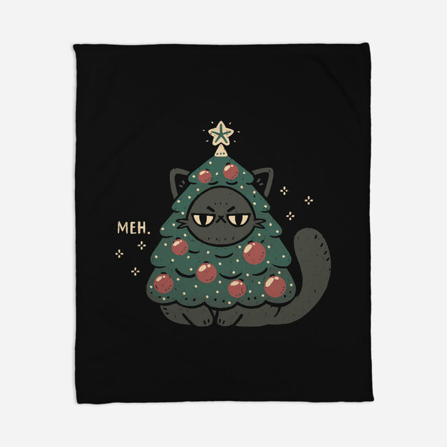 Funny Cat Christmas Tree Costume-None-Fleece-Blanket-xMorfina