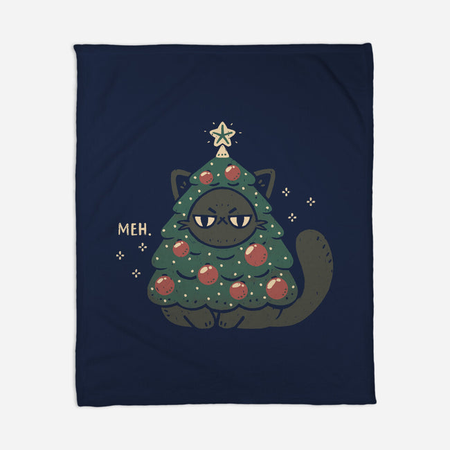Funny Cat Christmas Tree Costume-None-Fleece-Blanket-xMorfina