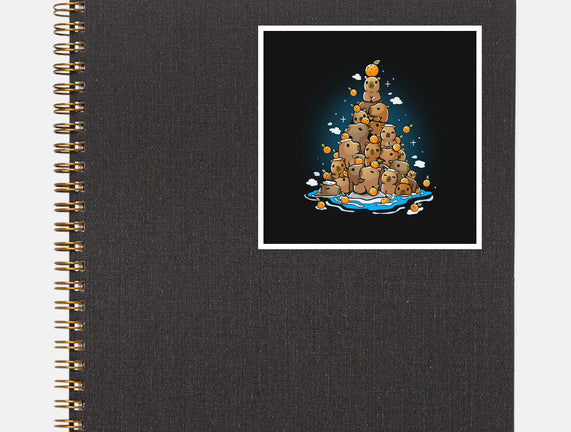 Capibara Christmas Tree