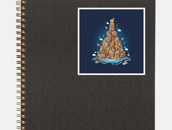 Capibara Christmas Tree