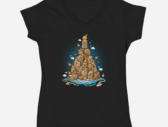 Capibara Christmas Tree