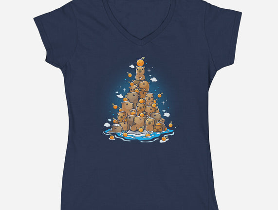 Capibara Christmas Tree