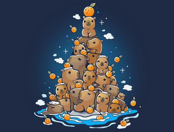 Capibara Christmas Tree