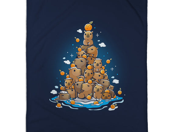 Capibara Christmas Tree