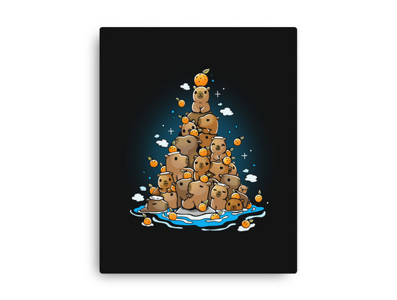 Capibara Christmas Tree