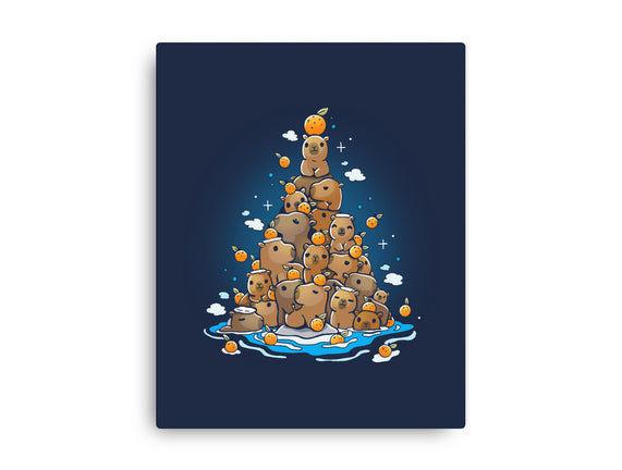 Capibara Christmas Tree