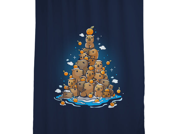 Capibara Christmas Tree