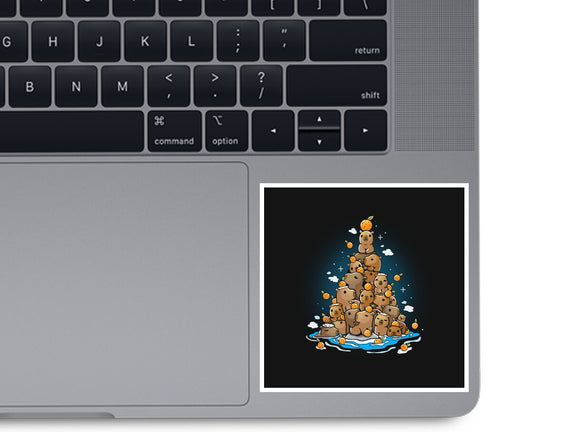 Capibara Christmas Tree