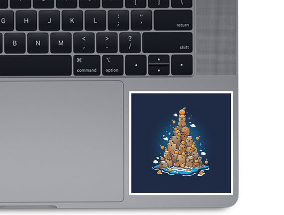 Capibara Christmas Tree