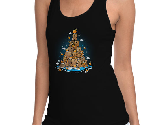 Capibara Christmas Tree