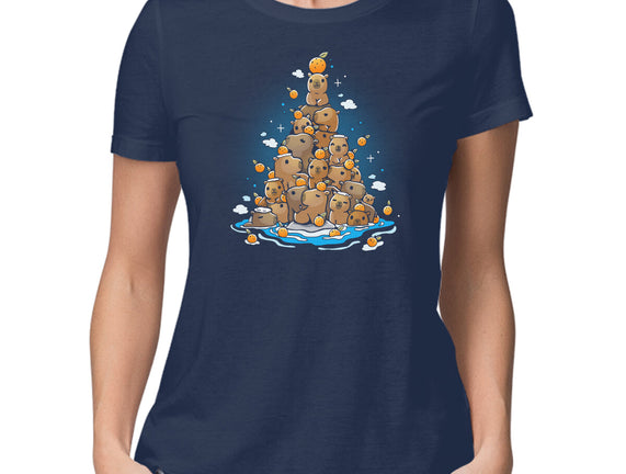 Capibara Christmas Tree