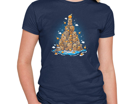 Capibara Christmas Tree