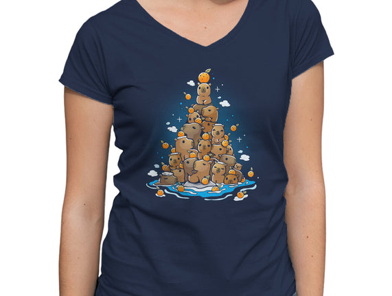 Capibara Christmas Tree