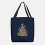 Capibara Christmas Tree-None-Basic Tote-Bag-Vallina84