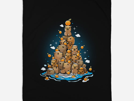 Capibara Christmas Tree
