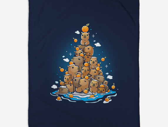 Capibara Christmas Tree