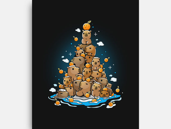 Capibara Christmas Tree