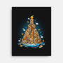 Capibara Christmas Tree-None-Stretched-Canvas-Vallina84