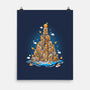 Capibara Christmas Tree-None-Matte-Poster-Vallina84