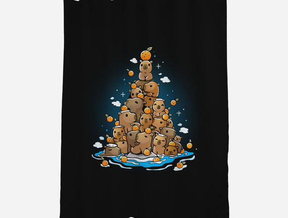 Capibara Christmas Tree