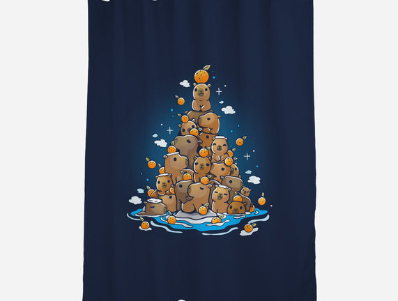 Capibara Christmas Tree