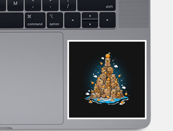 Capibara Christmas Tree