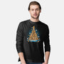 Capibara Christmas Tree-Mens-Long Sleeved-Tee-Vallina84
