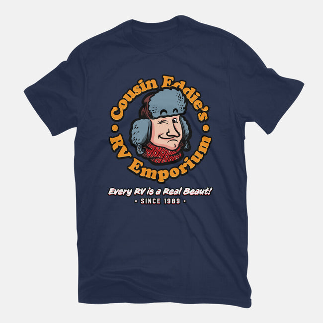 Cousin Eddie's RV Emporium-Womens-Fitted-Tee-mannypdesign