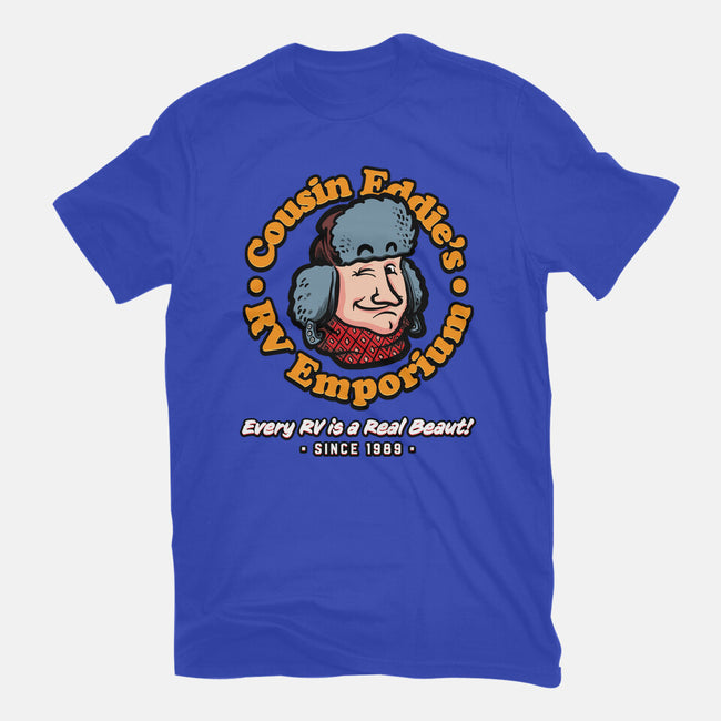 Cousin Eddie's RV Emporium-Womens-Fitted-Tee-mannypdesign