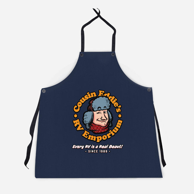 Cousin Eddie's RV Emporium-Unisex-Kitchen-Apron-mannypdesign