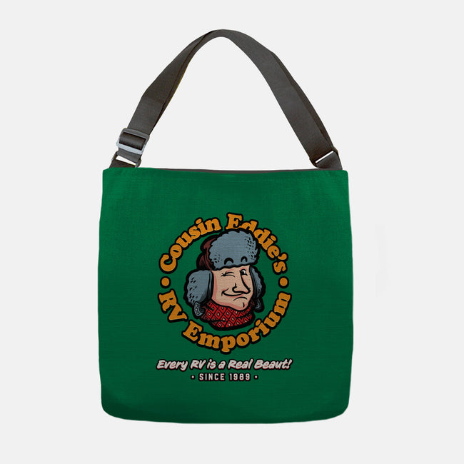 Cousin Eddie's RV Emporium-None-Adjustable Tote-Bag-mannypdesign