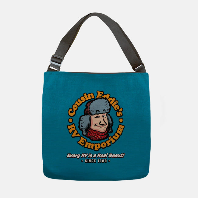 Cousin Eddie's RV Emporium-None-Adjustable Tote-Bag-mannypdesign