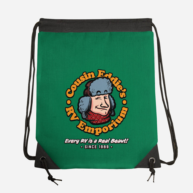 Cousin Eddie's RV Emporium-None-Drawstring-Bag-mannypdesign