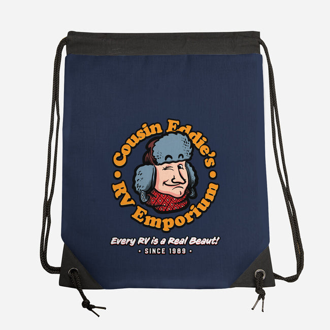 Cousin Eddie's RV Emporium-None-Drawstring-Bag-mannypdesign