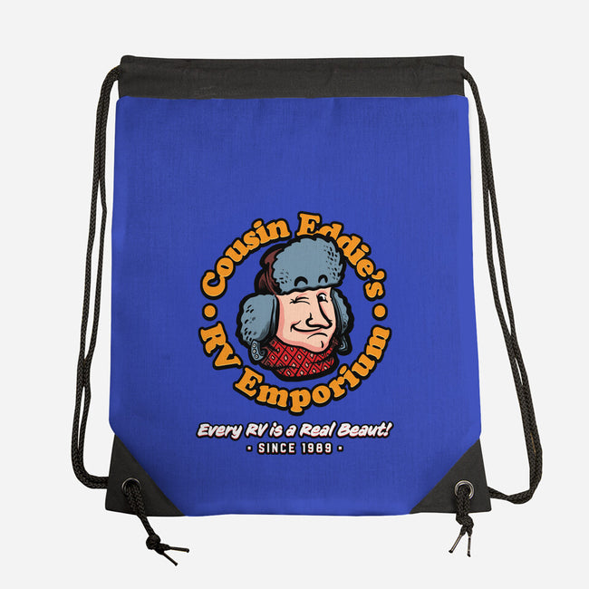 Cousin Eddie's RV Emporium-None-Drawstring-Bag-mannypdesign