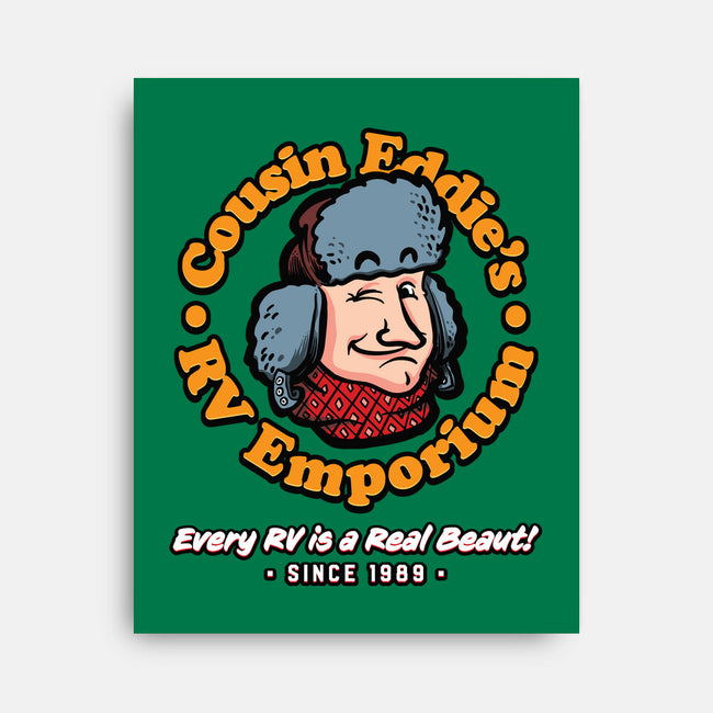 Cousin Eddie's RV Emporium-None-Stretched-Canvas-mannypdesign