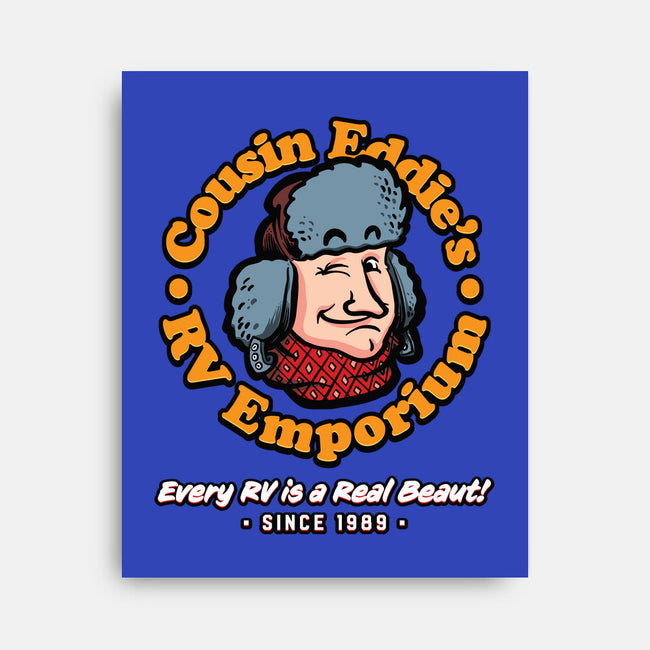 Cousin Eddie's RV Emporium-None-Stretched-Canvas-mannypdesign