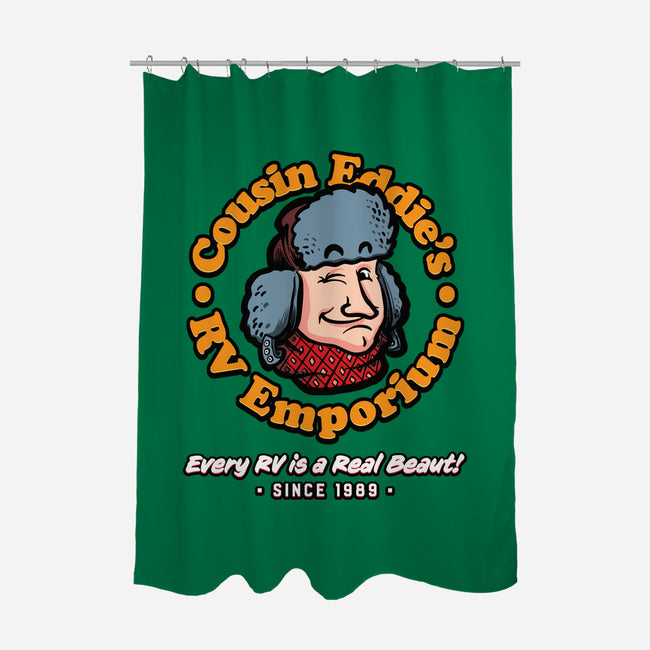 Cousin Eddie's RV Emporium-None-Polyester-Shower Curtain-mannypdesign