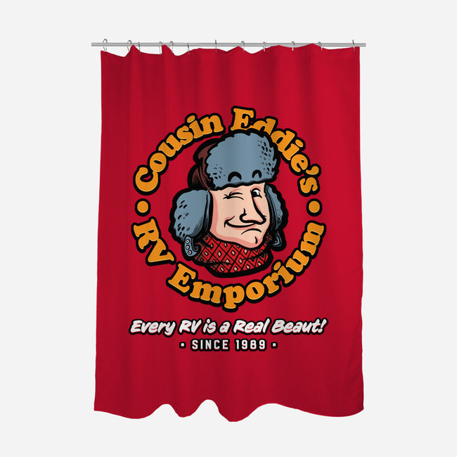Cousin Eddie's RV Emporium-None-Polyester-Shower Curtain-mannypdesign