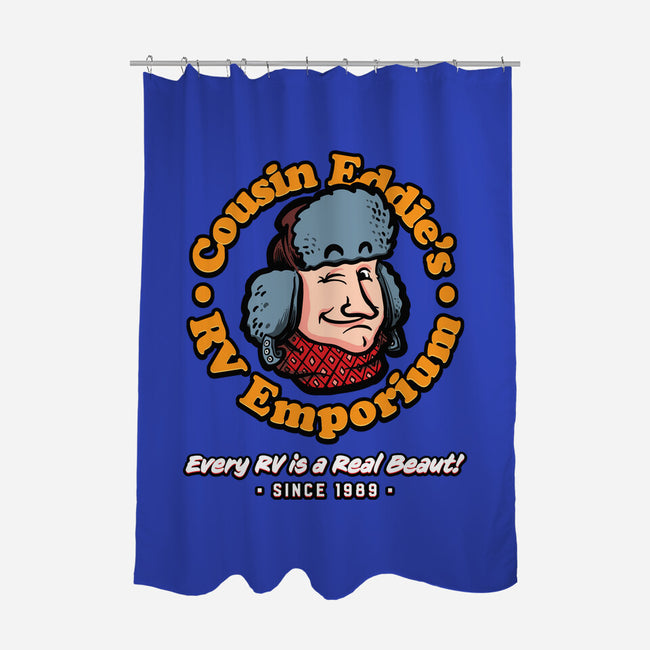Cousin Eddie's RV Emporium-None-Polyester-Shower Curtain-mannypdesign