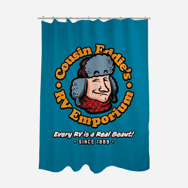 Cousin Eddie's RV Emporium-None-Polyester-Shower Curtain-mannypdesign