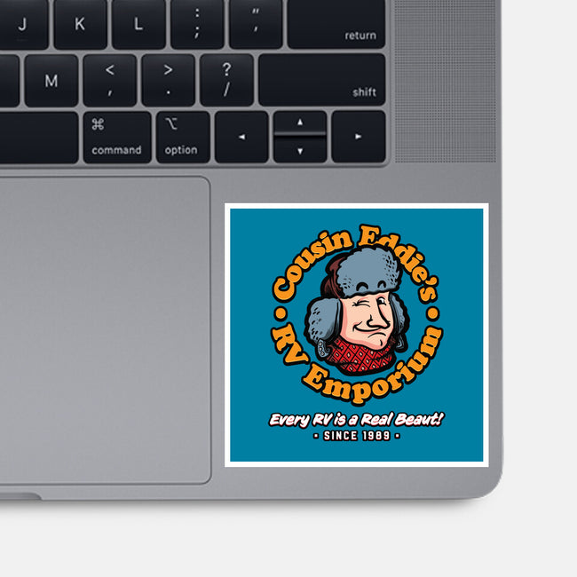 Cousin Eddie's RV Emporium-None-Glossy-Sticker-mannypdesign