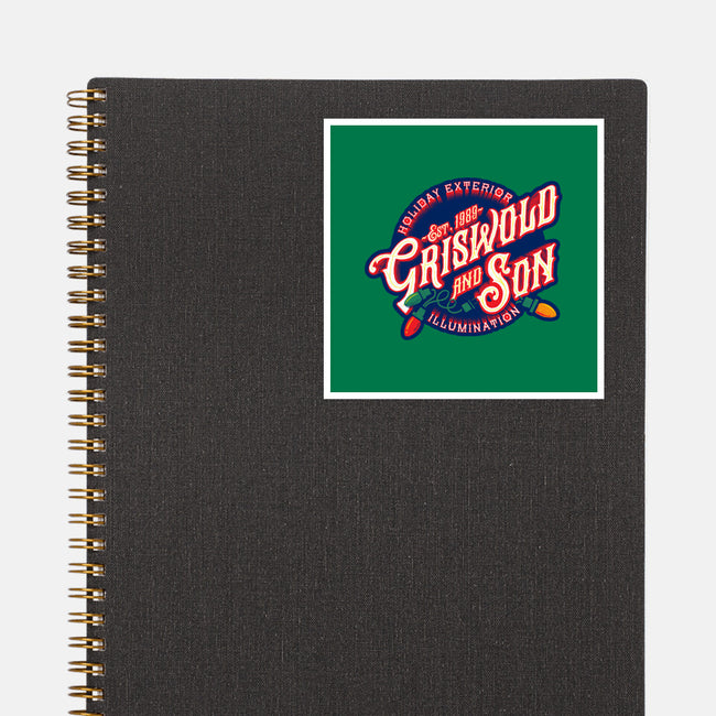 Griswold And Son Holiday Exterior Illumination-None-Glossy-Sticker-mannypdesign