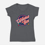 Griswold And Son Holiday Exterior Illumination-Womens-V-Neck-Tee-mannypdesign