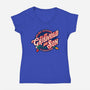 Griswold And Son Holiday Exterior Illumination-Womens-V-Neck-Tee-mannypdesign